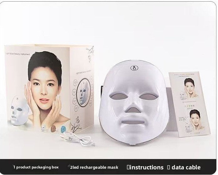 Masque LED 7 Couleurs Nomade – Photothérapie Faciale Secrets Beauté